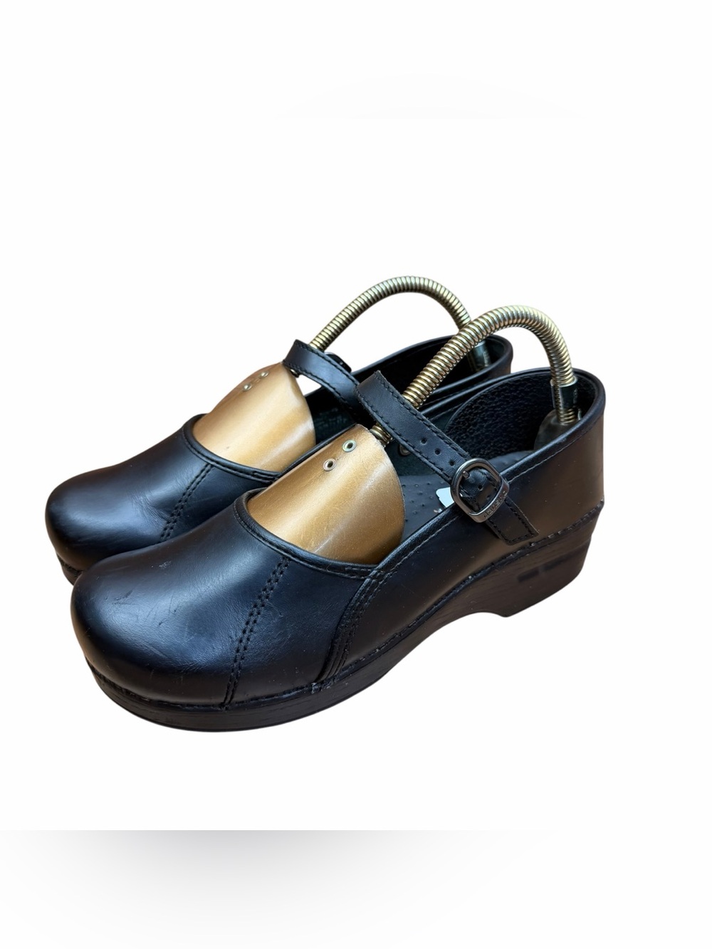 Dansko Marcelle Mary Jane  Women's Size 40 US 10-10.5 Clogs Black Leather